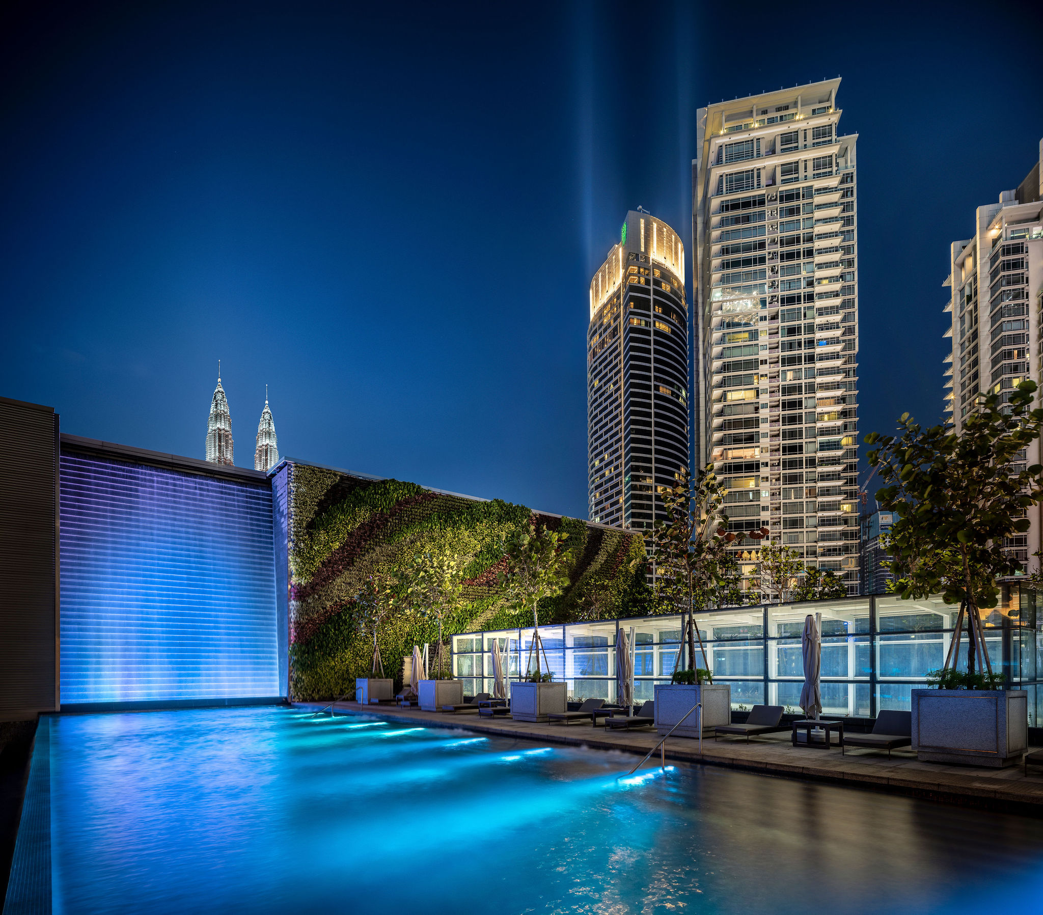 Swimming Pool – Night View